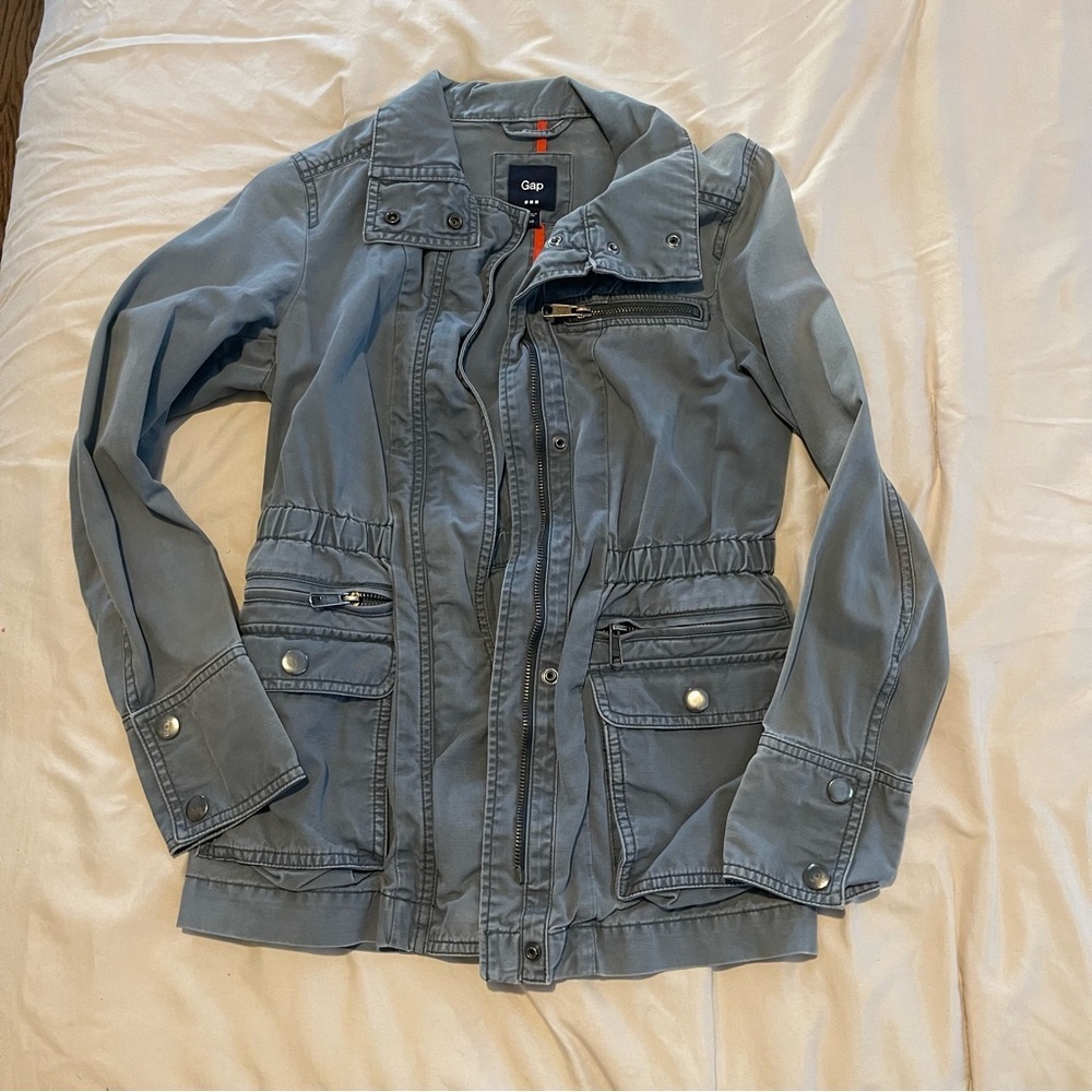 Gap Gray Utility Jacket Women’s Size XS
